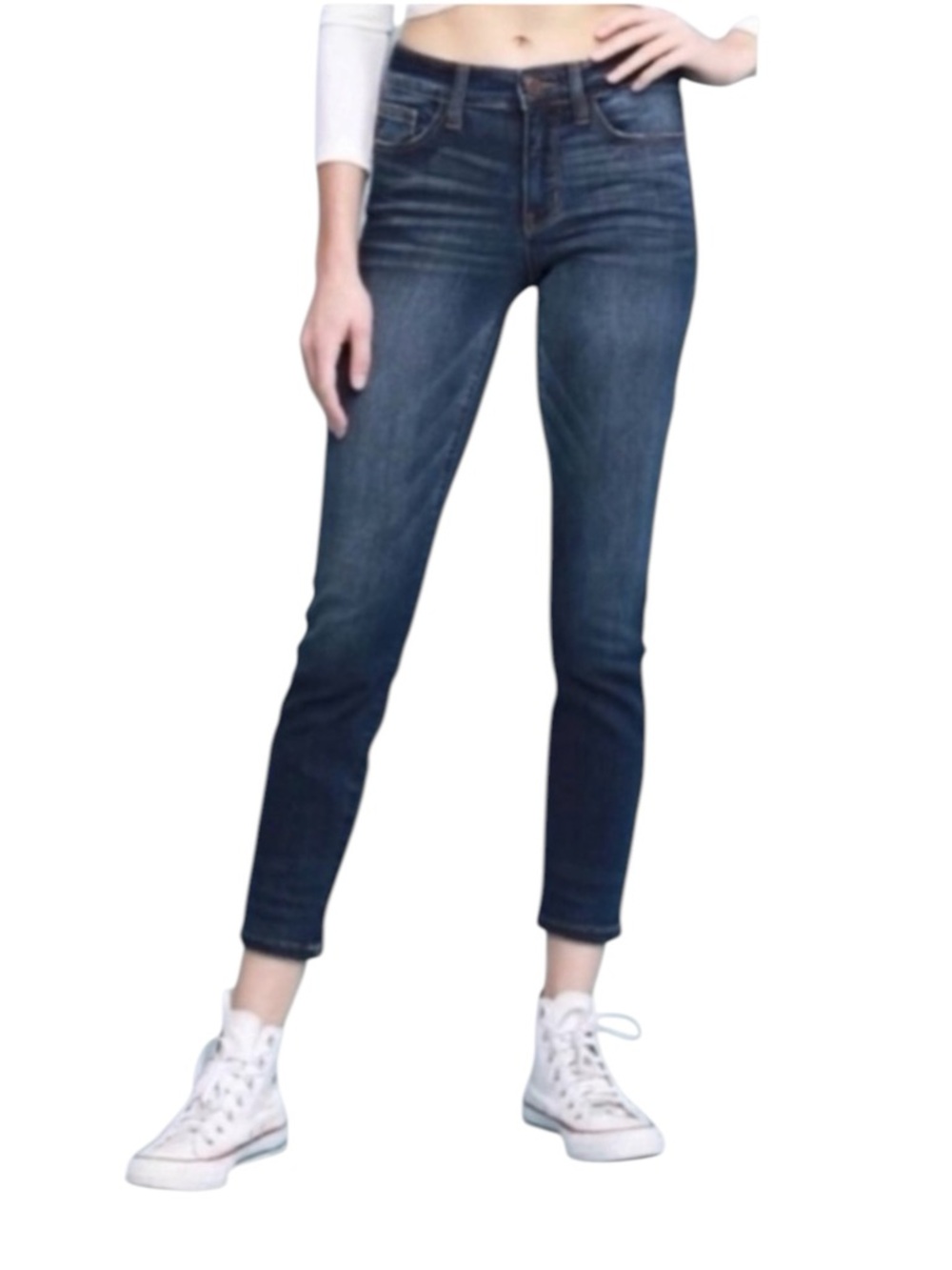 Judy Blue Relaxed Fit Cropped Jeans size 27